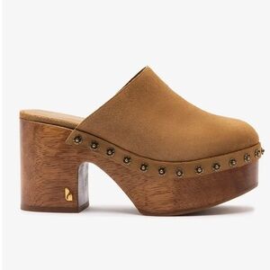 Larroude Miso Wooden Platform Clog